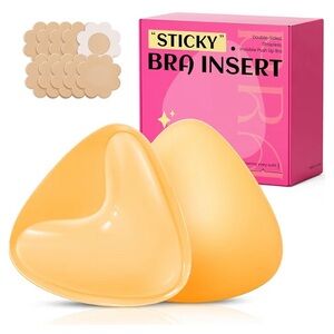 Sticky Bra Insert with Adhesive Pads